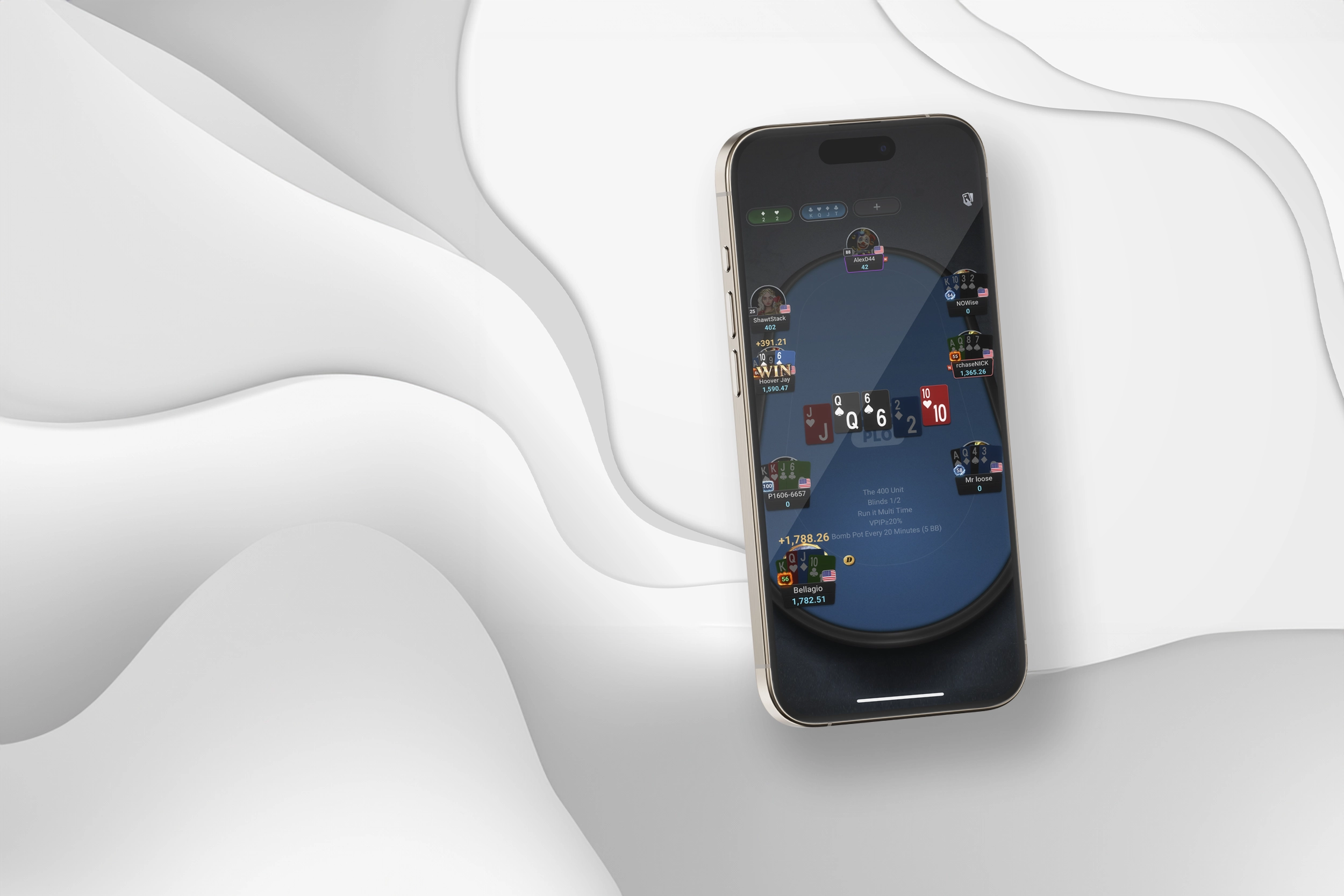 ClubGG Poker App Phone